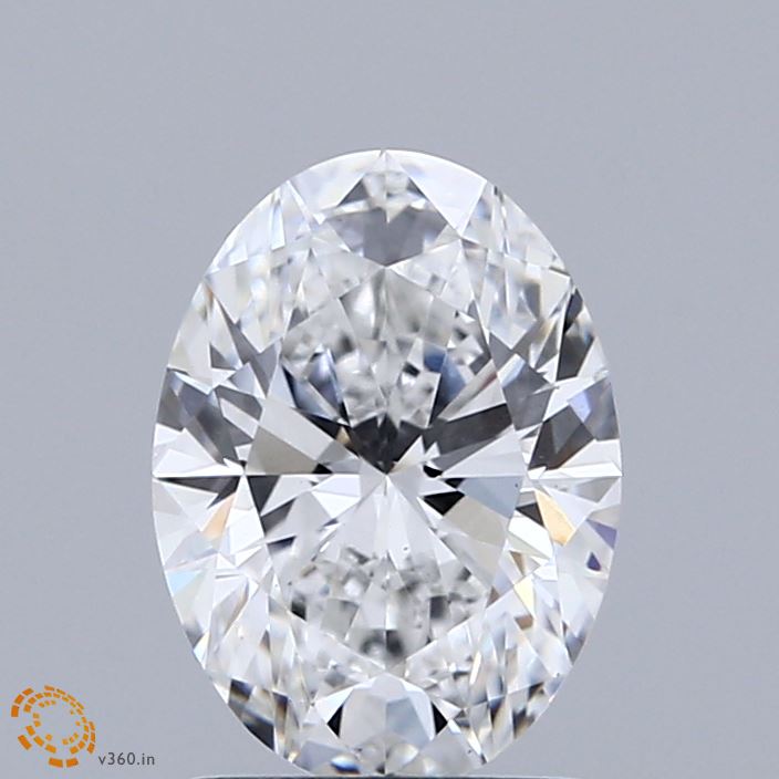 1.50 Carat Oval Cut Lab-Created Diamond