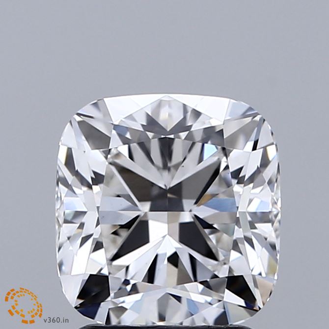 2.08 Carat Cushion Cut Lab-Created Diamond