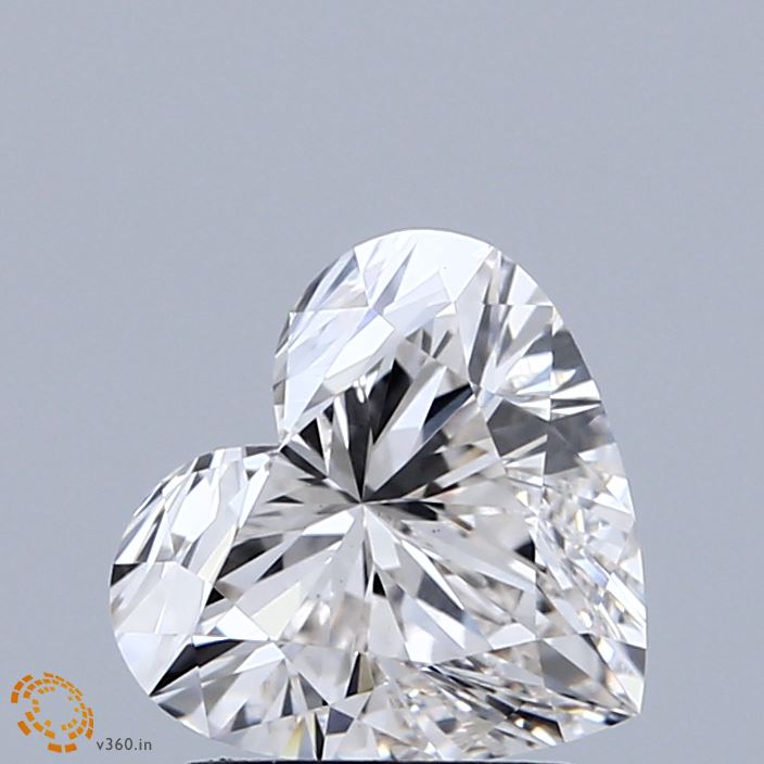 1.56 Carat Heart Cut Lab-Created Diamond