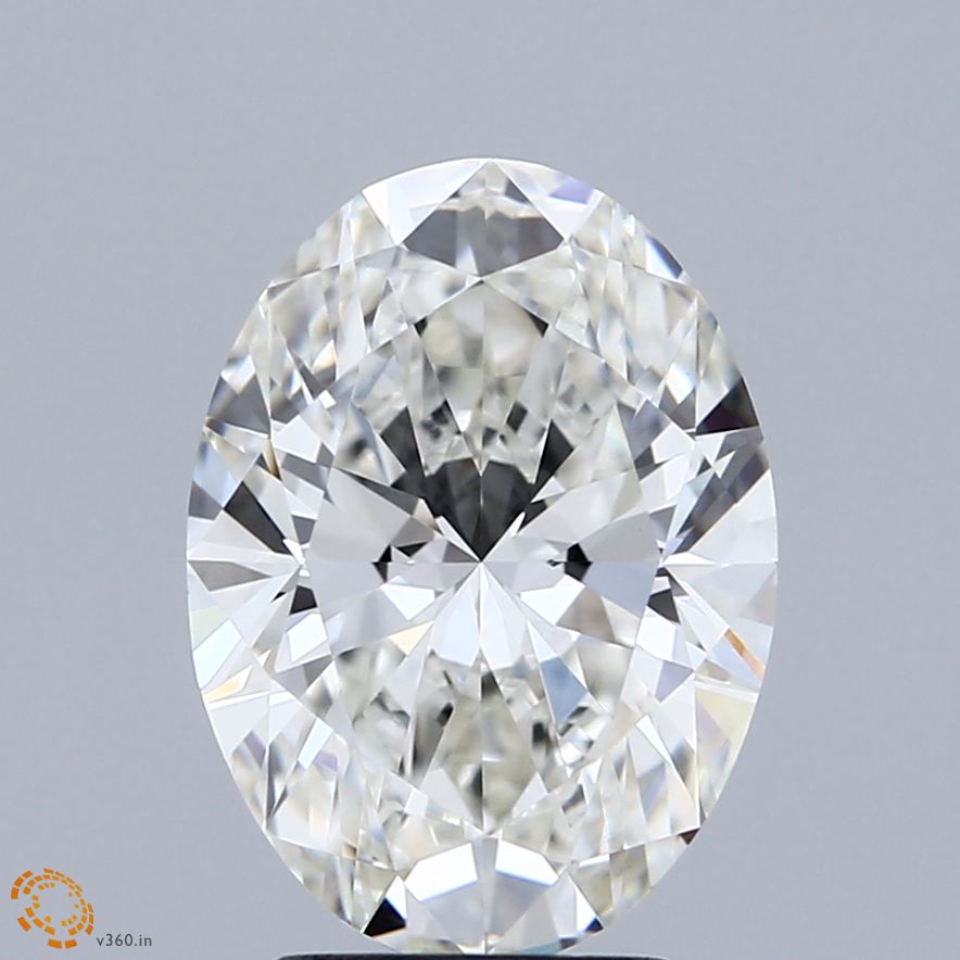 3.06 Carat Oval Cut Lab-Created Diamond