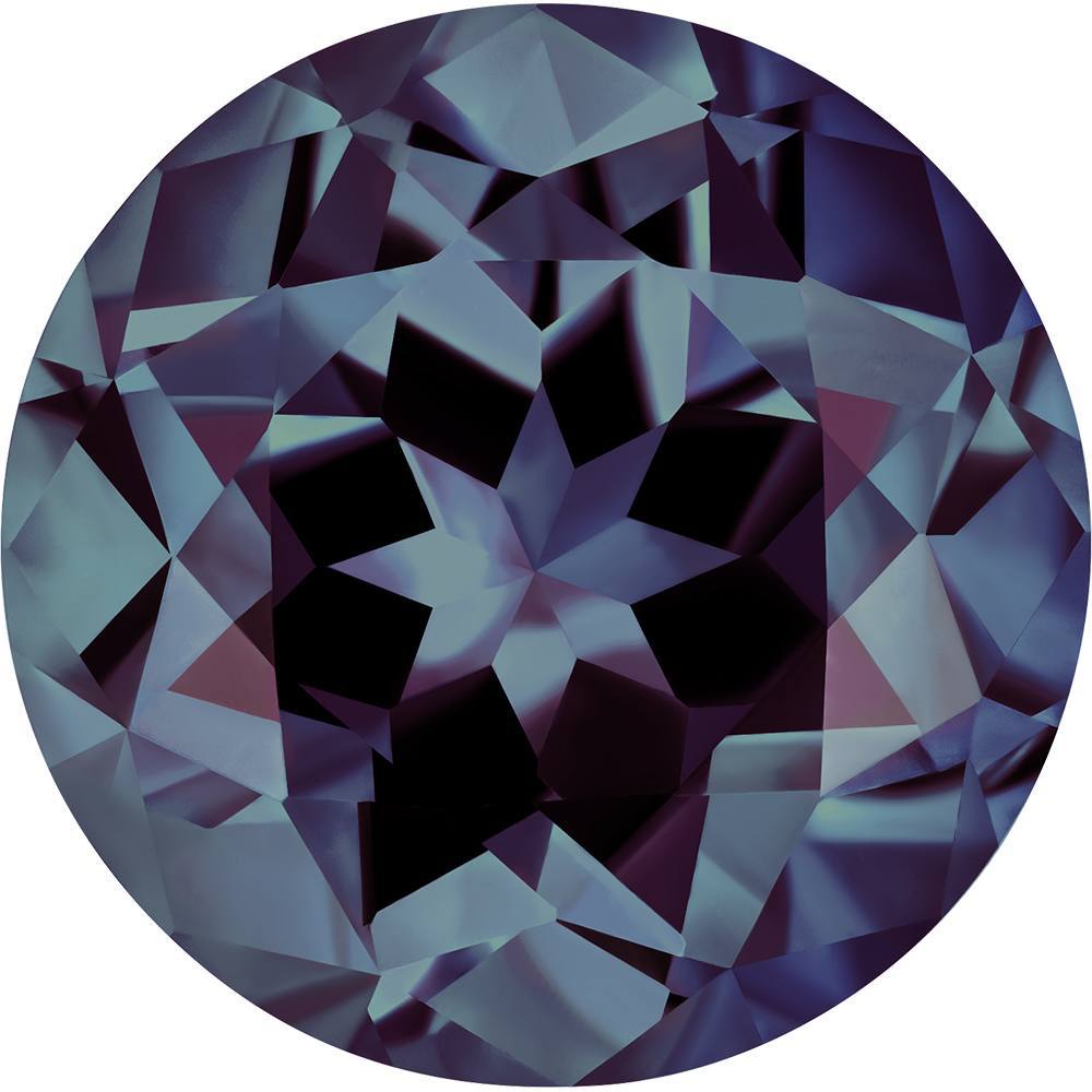 4.92 Carat Round Cut Lab-Created Alexandrite