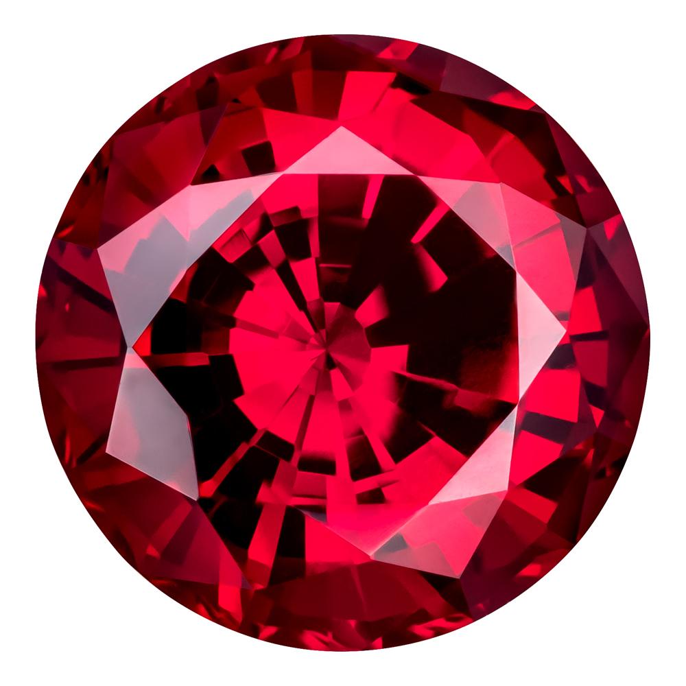 0.25 Carat Round Cut Lab-Created Ruby