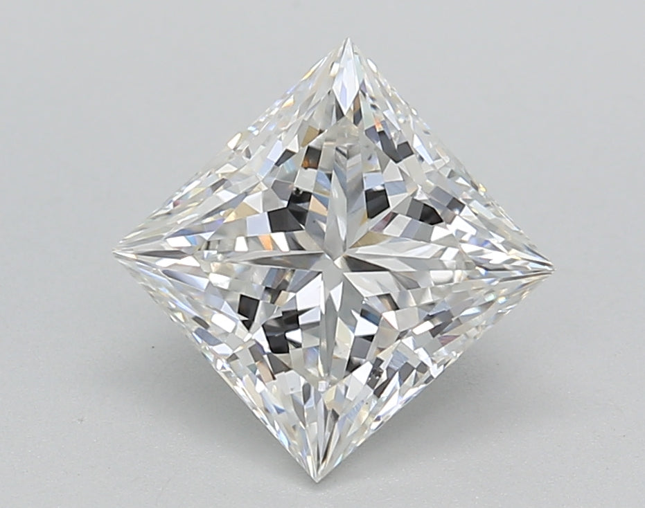 1.96 Carat Princess Cut Lab-Created Diamond