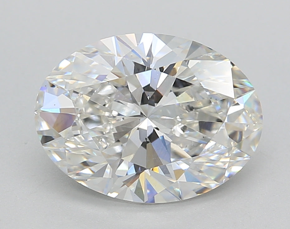 2.97 Carat Oval Cut Lab-Created Diamond