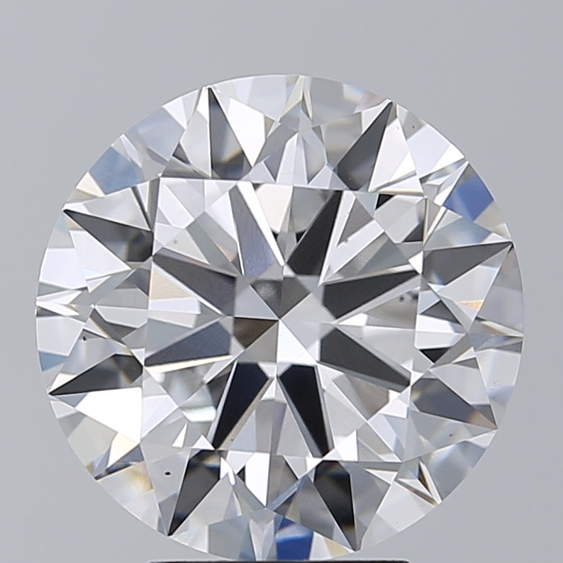 5.24 Carat Round Cut Lab-Created Diamond