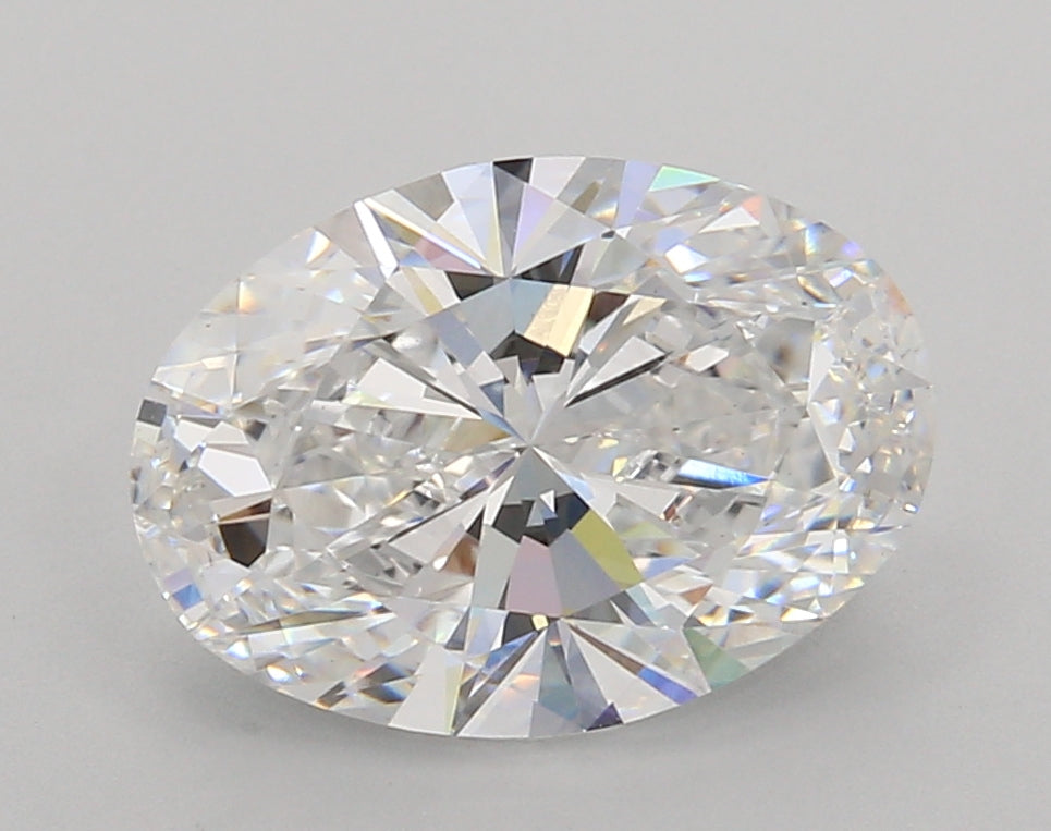 3.01 Carat Oval Cut Lab-Created Diamond