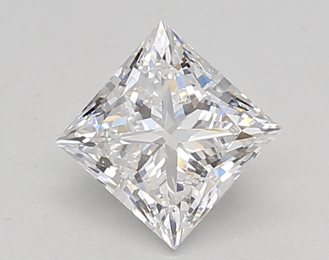 0.77 Carat Princess Cut Lab-Created Diamond