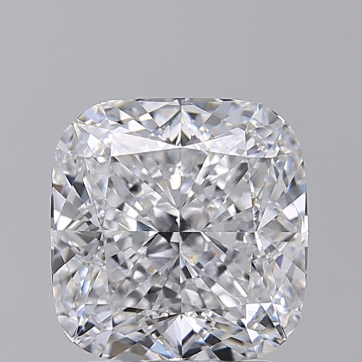 3.02 Carat Cushion Cut Lab-Created Diamond