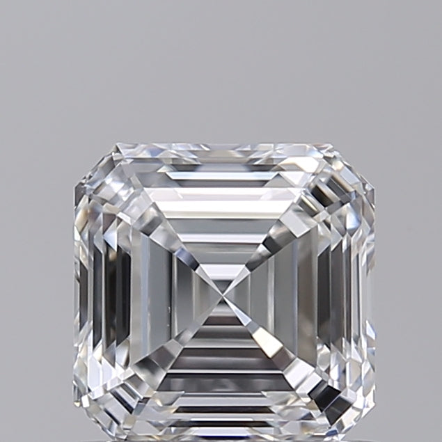 1.00 Carat Asscher Cut Lab-Created Diamond