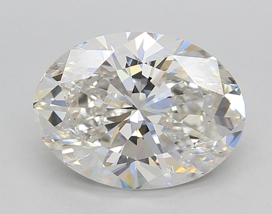 2.96 Carat Oval Cut Lab-Created Diamond