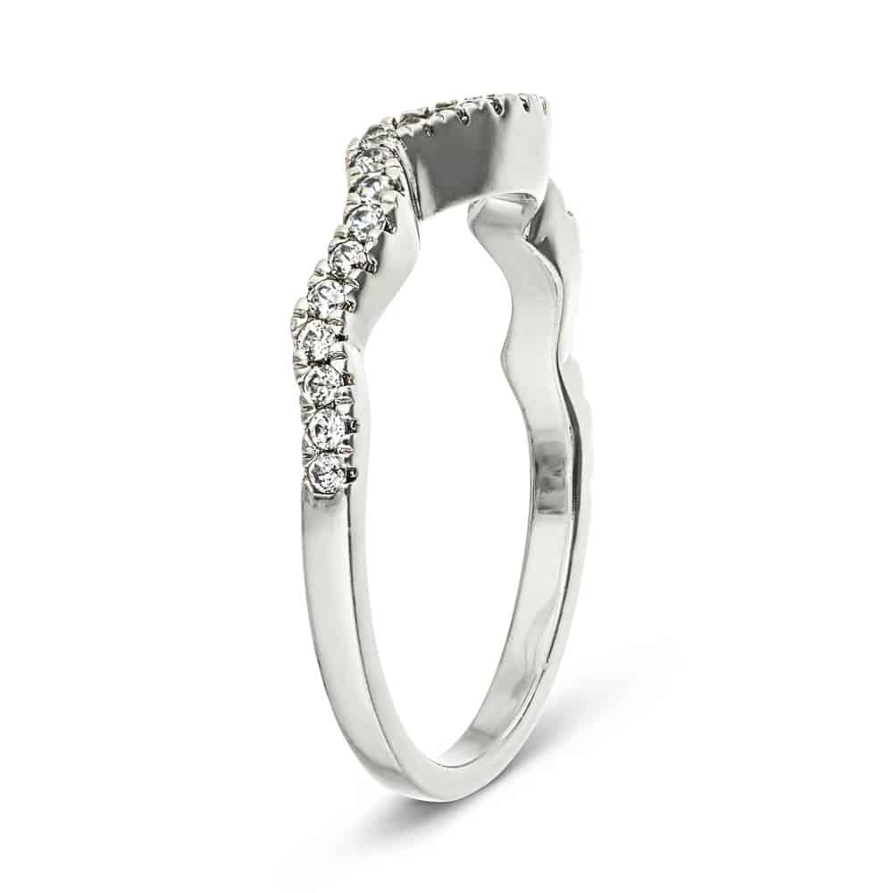 MDC Diamonds Infinity Crown Diamond Engagement Ring and Matching Band