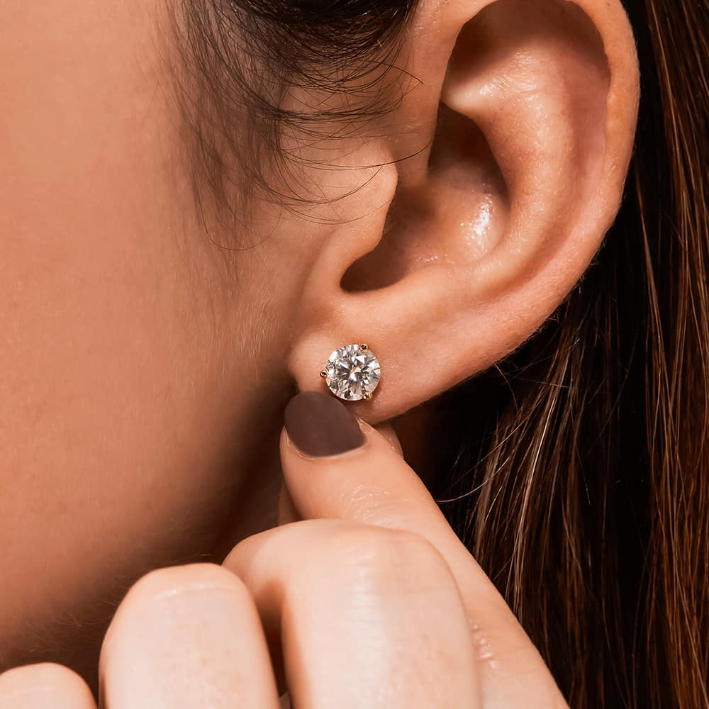 Diamond Stud Earrings