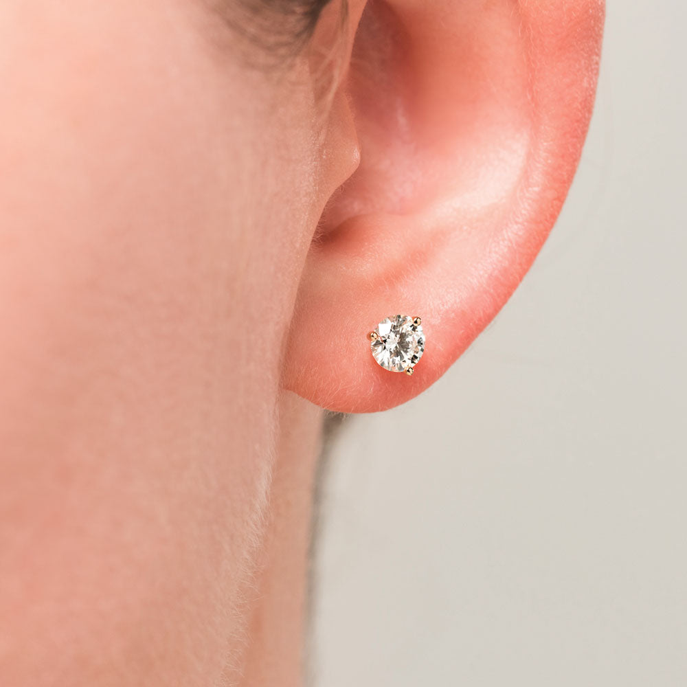 Lab Diamond Stud Earrings