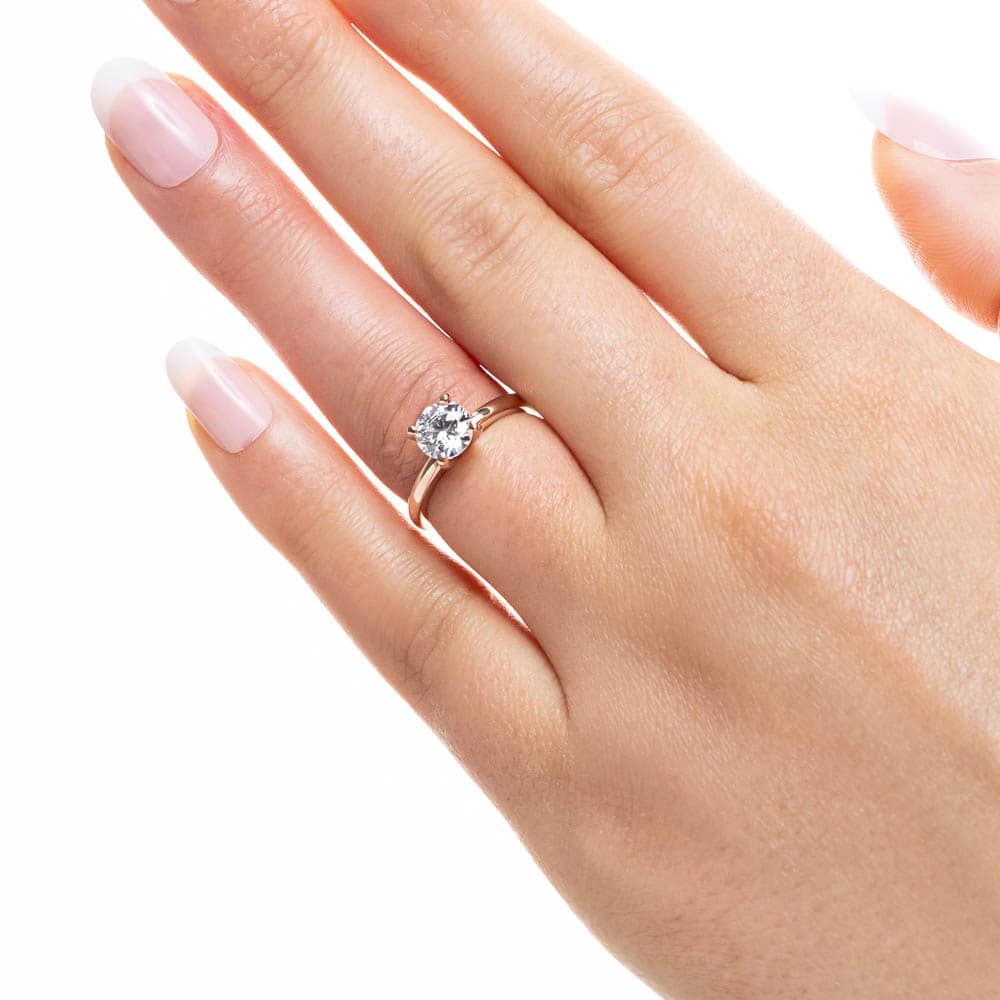 Lab Grown Traditional Solitaire Engagement Ring