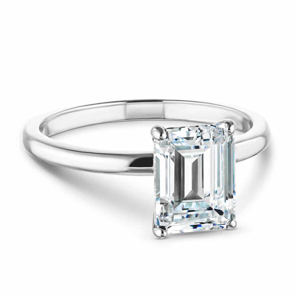 Size 10 Rings for Women Trendy Personalized Metal Square Diamond Female  Ring Jewelry Gift Big Rectangular Diamond (White, 6)